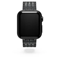Princess strap, For Apple Watch® 40 mm & 41mm, Black finish by SWAROVSKI