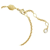 I LOVE NY bracelet, Red, Gold-tone plated by SWAROVSKI