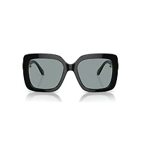 Sunglasses, Oversized, Square shape, SK6001, Black by SWAROVSKI