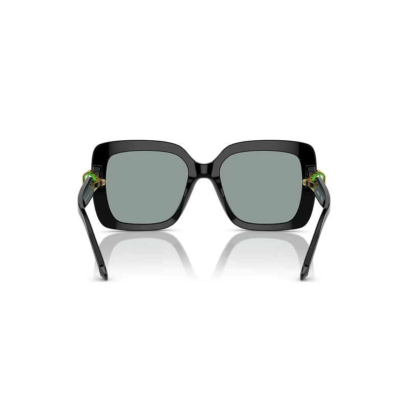Sunglasses, Oversized, Square shape, SK6001, Black by SWAROVSKI