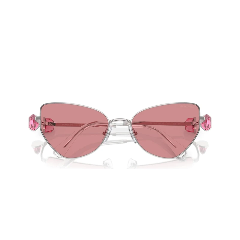 Sunglasses, Cat-eye shape, SK7003, Pink by SWAROVSKI