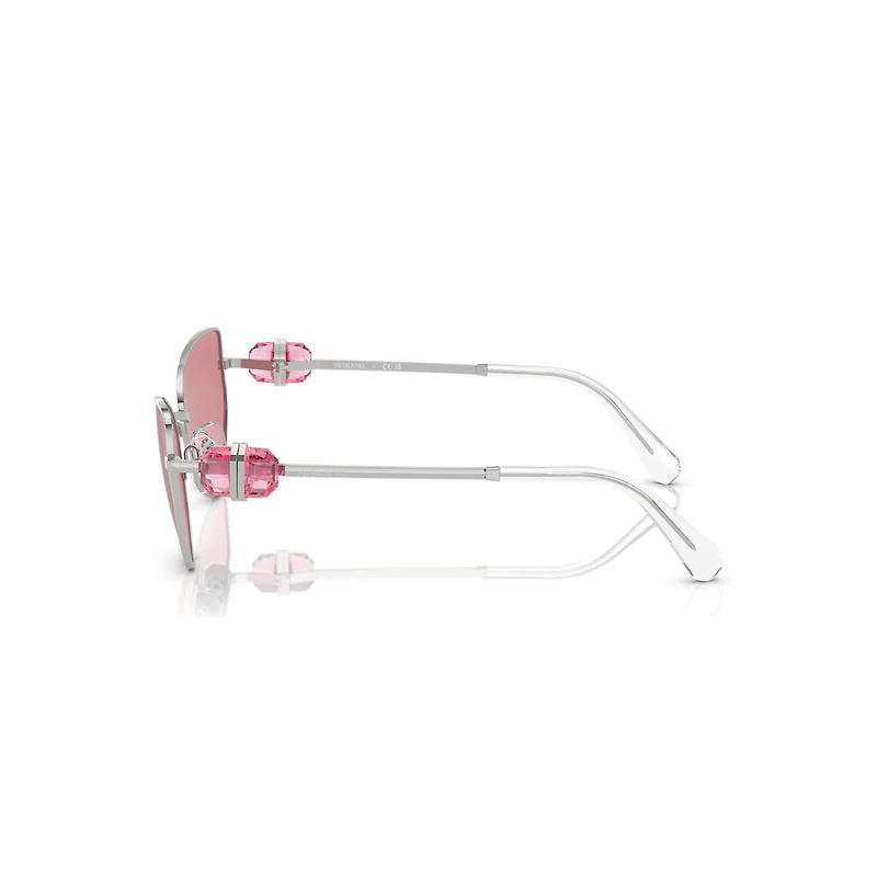 Sunglasses, Cat-eye shape, SK7003, Pink by SWAROVSKI