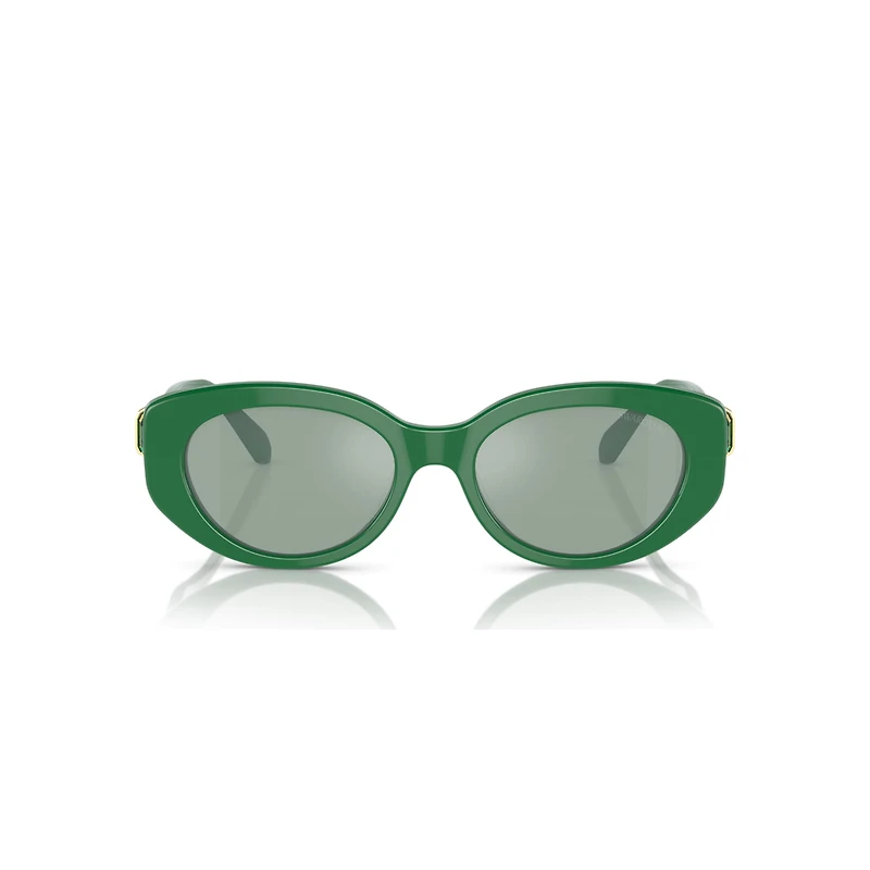 Sunglasses, Cat-Eye shape, SK6002, Green by SWAROVSKI