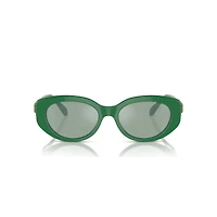 Sunglasses, Cat-Eye shape, SK6002, Green by SWAROVSKI