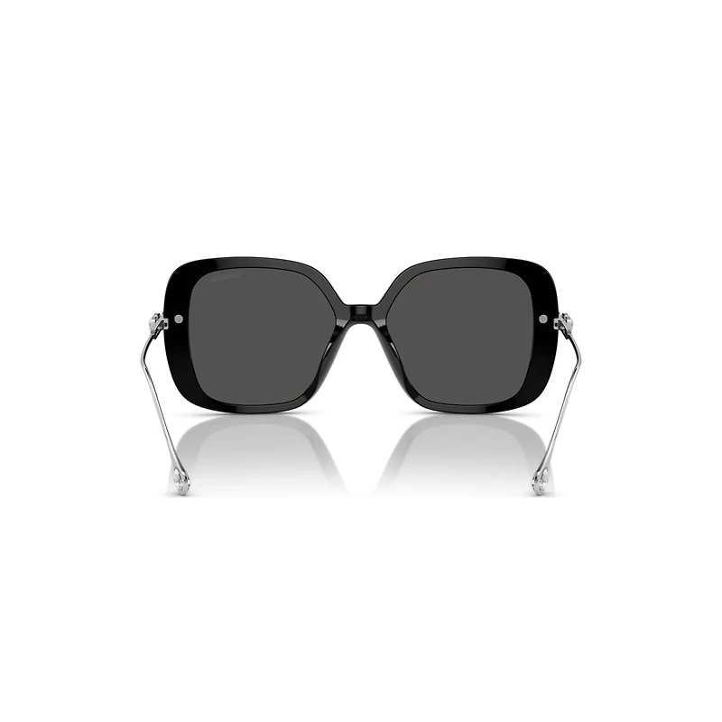 Sunglasses, Oversized, Square shape, SK6011, Black by SWAROVSKI