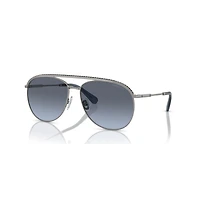 Sunglasses, Pilot shape, SK7005, Blue by SWAROVSKI