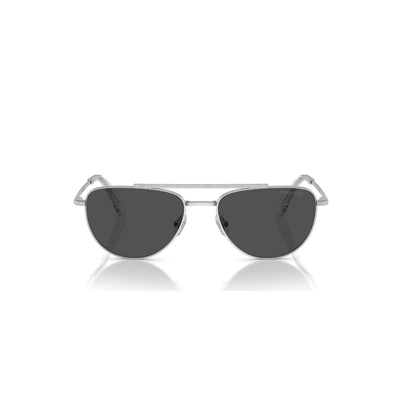 Sunglasses, Pilot shape, SK7007, Black by SWAROVSKI