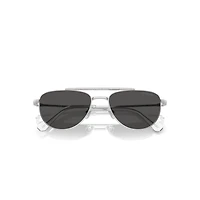 Sunglasses, Pilot shape, SK7007, Black by SWAROVSKI