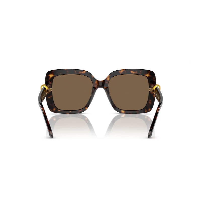 Sunglasses, Oversized, Square shape, SK6001, Brown by SWAROVSKI