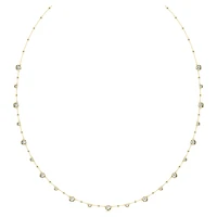 Imber strandage, Round cut, White, Gold-tone plated by SWAROVSKI