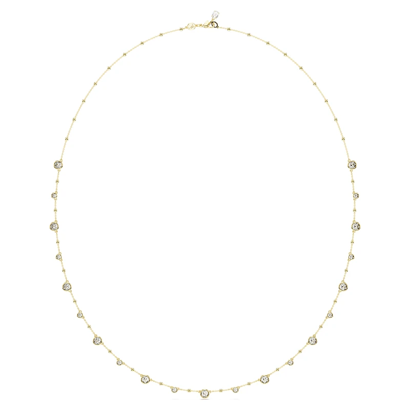 Imber strandage, Round cut, White, Gold-tone plated by SWAROVSKI