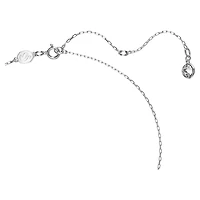 Swarovski Iconic Swan pendant, Swan, Small, Blue, Rhodium plated by SWAROVSKI