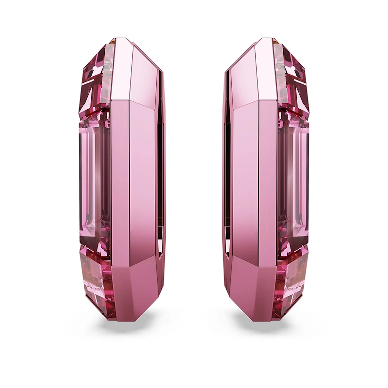 Lucent hoop earrings, Octagon shape, Small