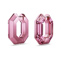 Lucent hoop earrings, Octagon shape, Small