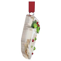 Holiday Cheers Gingerbread Stocking Ornament by SWAROVSKI