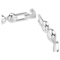 Una Angelic bracelet, Round cut, White, Rhodium plated by SWAROVSKI