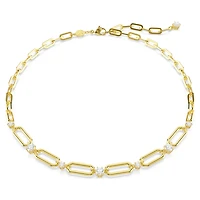 Constella necklace, White, 18K gold finish