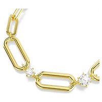 Constella bracelet, White, 18K gold finish