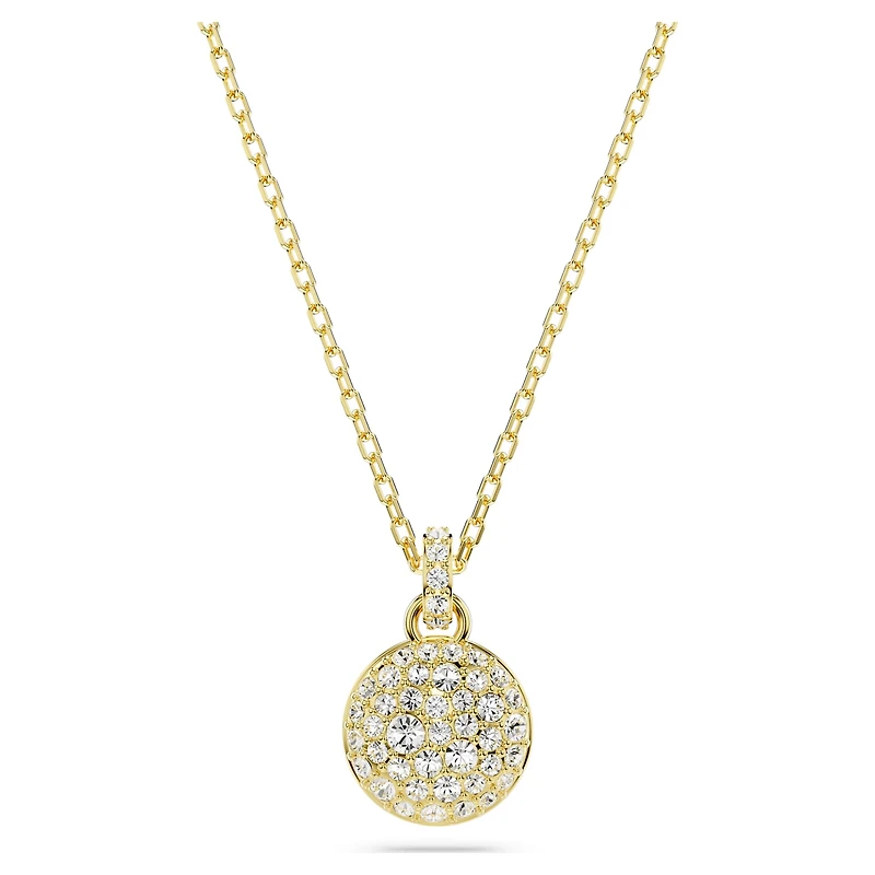 Sublima pendant, White, 18K gold finish