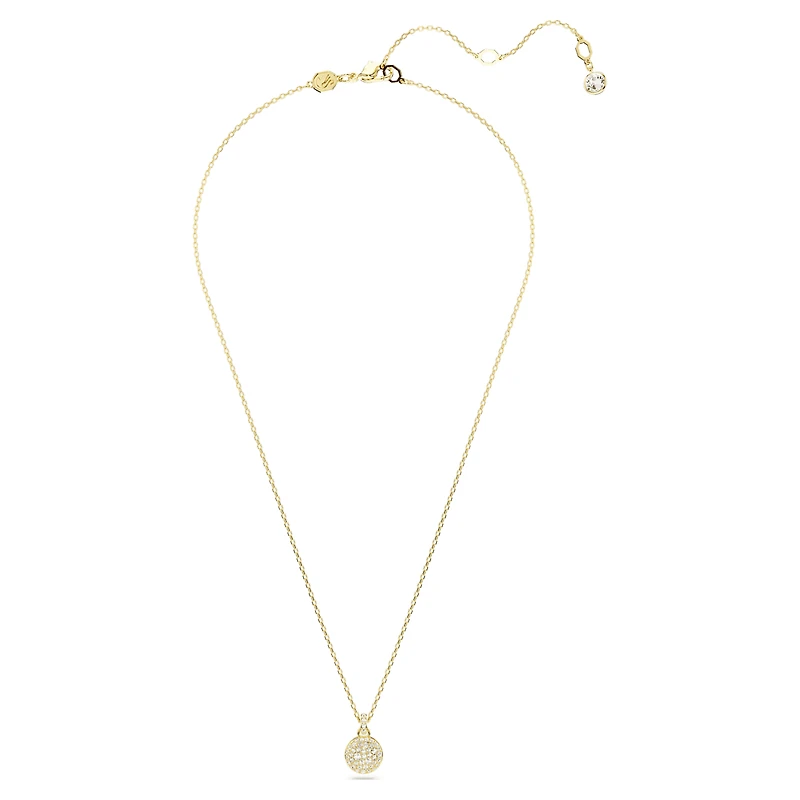 Sublima pendant, White, 18K gold finish