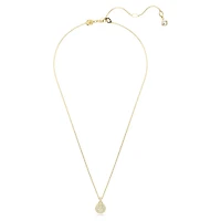 Sublima pendant, White, 18K gold finish
