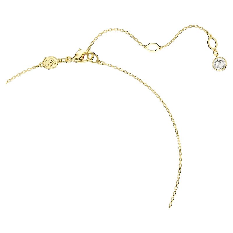 Sublima pendant, White, 18K gold finish