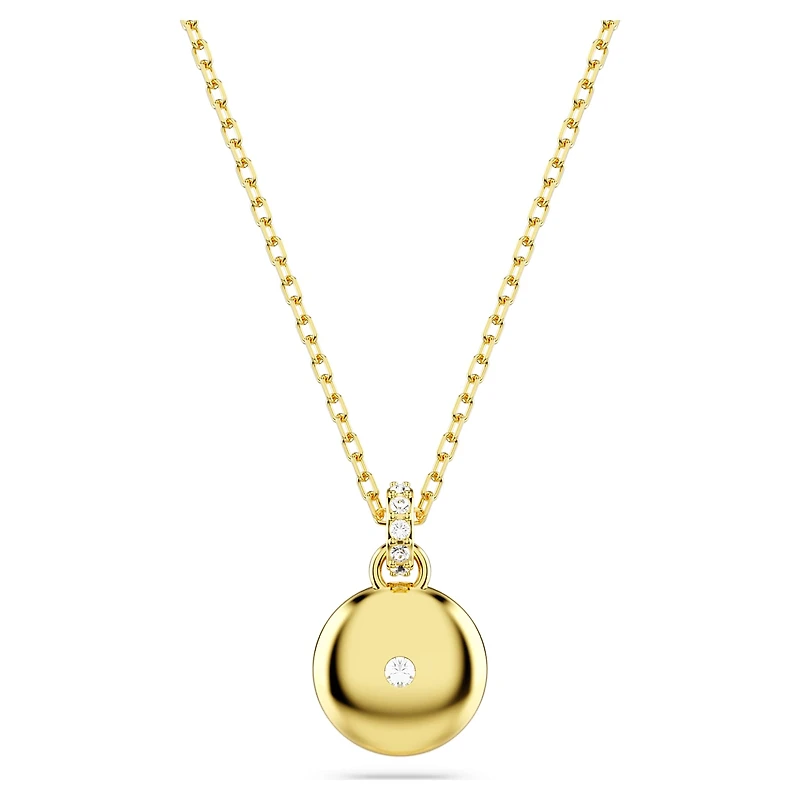 Sublima pendant, White, 18K gold finish