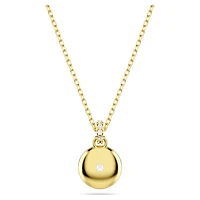 Sublima pendant, White, 18K gold finish