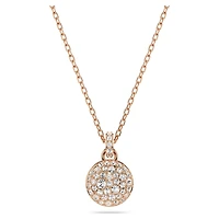 Meteora pendant, White, 18K rose gold finish