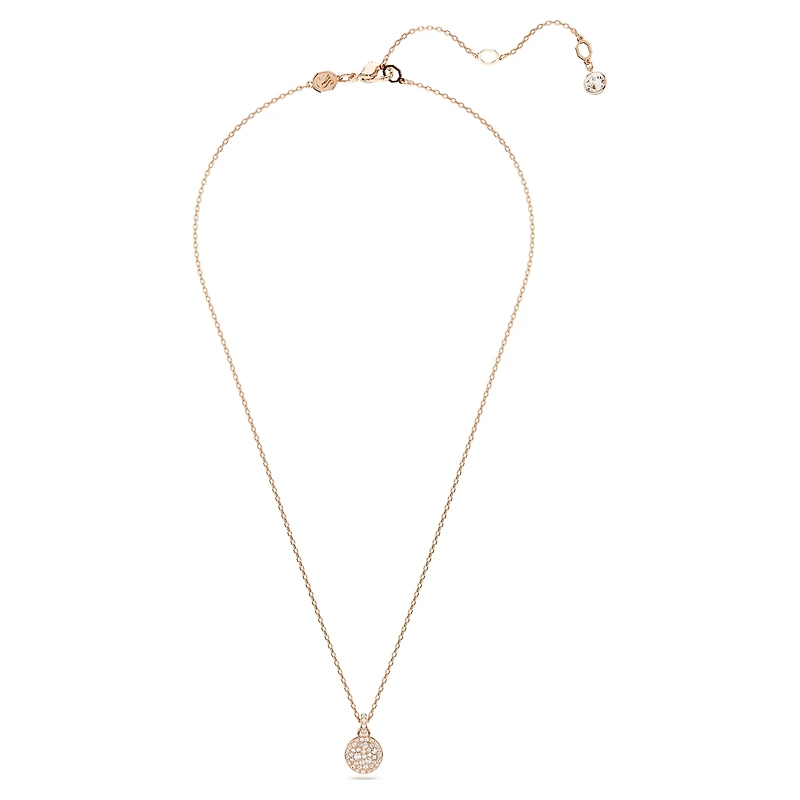 Meteora pendant, White, 18K rose gold finish