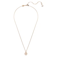 Meteora pendant, White, 18K rose gold finish