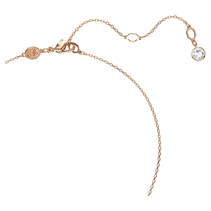 Meteora set, White, 18K rose gold finish