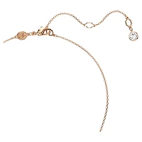 Meteora set, White, Rose gold-tone plated by SWAROVSKI