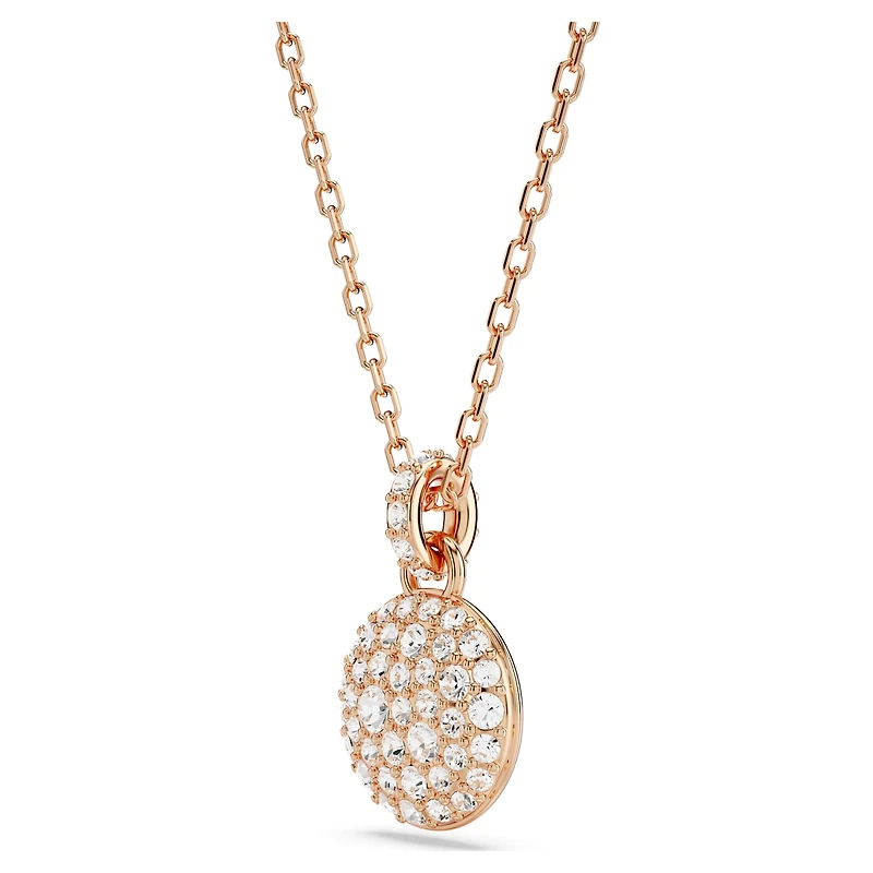 Meteora set, White, Rose gold-tone plated by SWAROVSKI