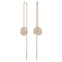 Meteora set, White, Rose gold-tone plated by SWAROVSKI