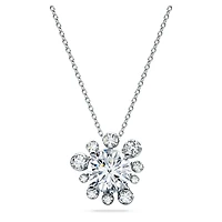 Galaxy pendant, Lab-grown diamonds 2 ct tw, Round shape, 14K white gold by SWAROVSKI