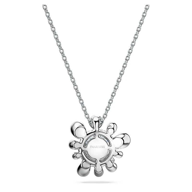 Galaxy pendant, Lab-grown diamonds 2 ct tw, Round shape, 14K white gold by SWAROVSKI
