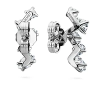 Galaxy ear cuffs, Lab-grown diamonds 1.25 ct tw, Mixed shapes, 14K white gold by SWAROVSKI
