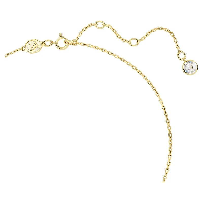 Chroma set, Mixed cuts, Green, 18K gold finish