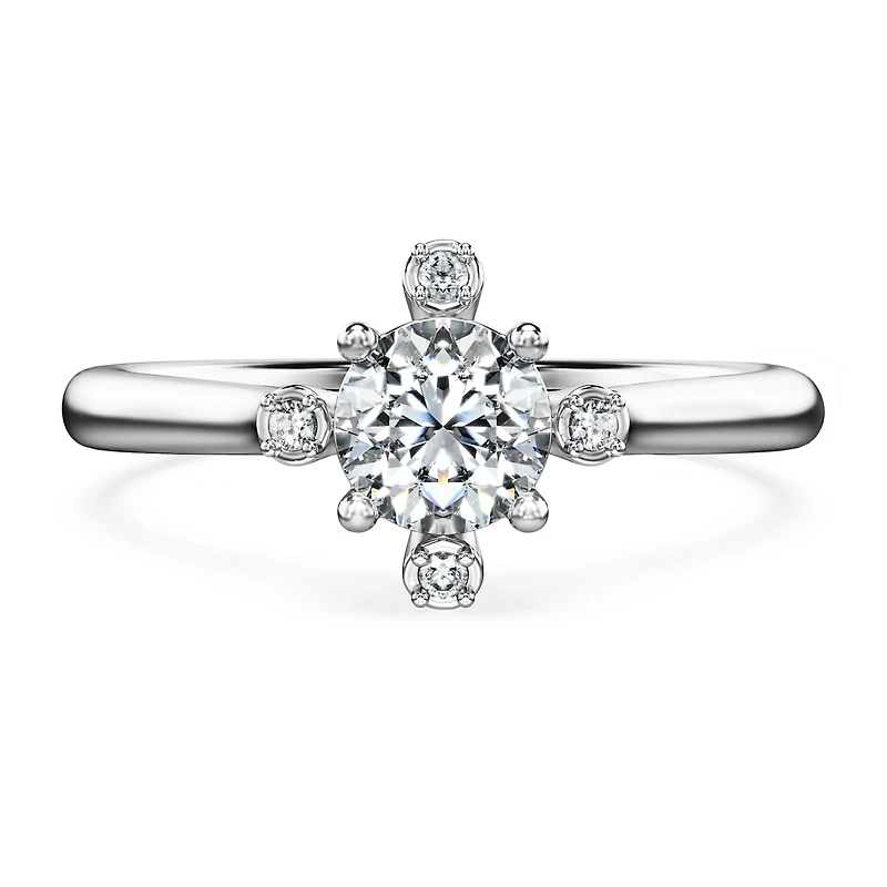 Galaxy ring, Lab-grown diamonds ct tw, Round shape