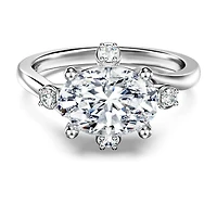 Galaxy ring, Lab-grown diamonds 2.1 ct tw, Mixed shapes, 14K white gold by SWAROVSKI