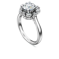 Galaxy ring, Lab-grown diamonds 2 ct tw, Round shape, 14K white gold by SWAROVSKI