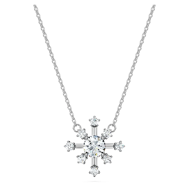 Galaxy pendant, Lab-grown diamonds 0.5 ct tw, Round shape, 14K white gold by SWAROVSKI