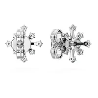 Galaxy stud earrings, Lab-grown diamonds 0.5 ct tw, Round shape, 14K white gold by SWAROVSKI