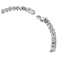 Galaxy Tennis bracelet, Lab-grown diamonds 5 ct tw, Mixed shapes, 14K white gold by SWAROVSKI