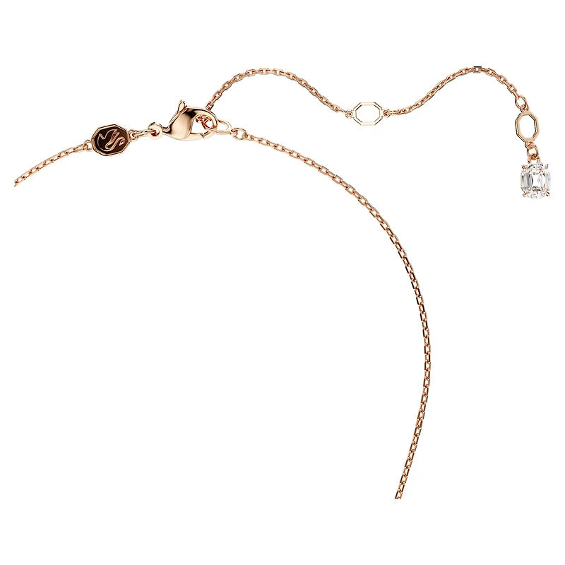 Mesmera set, Mixed cuts, White, 18K rose gold finish