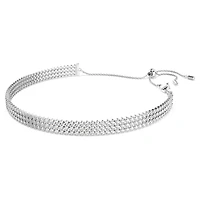 Matrix Tennis choker, Round cut, White