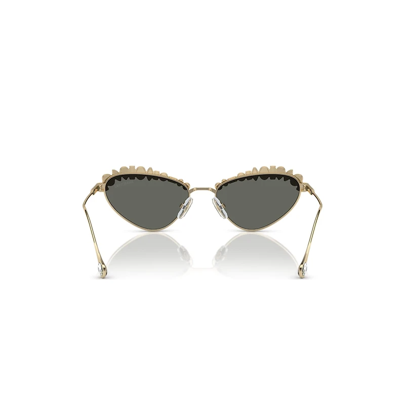 Sunglasses, Statement, Cat-eye shape, SK7009, Gold tone by SWAROVSKI
