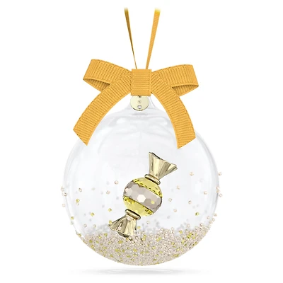 Holiday Cheers dulcis Ball Ornament, Yellow