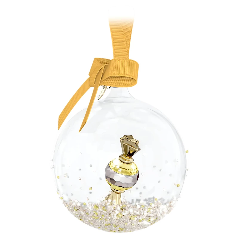 Holiday Cheers dulcis Ball Ornament, Yellow by SWAROVSKI
